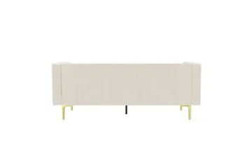 Sofa 2-sæders Marseille Elfenben - Elfenben - Møbler - Sofaer - Velour sofaer