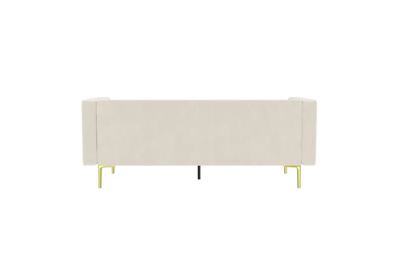 Sofa 2-sæders Marseille Elfenben - Elfenben - Møbler - Sofaer - Velour sofaer