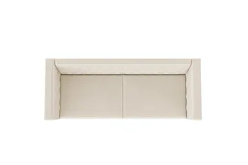 Sofa 2-sæders Marseille Elfenben - Elfenben - Møbler - Sofaer - Velour sofaer