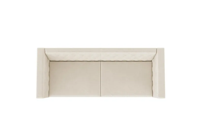 Sofa 2-sæders Marseille Elfenben - Elfenben - Møbler - Sofaer - Velour sofaer