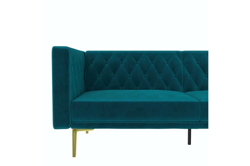 Sofa 2-sæders Marseille Smaragdgrøn - Smaragdgrøn - Møbler - Sofaer - Velour sofaer