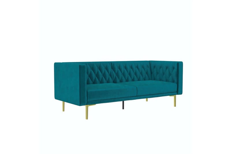 Sofa 2-sæders Marseille Smaragdgrøn - Smaragdgrøn - Møbler - Sofaer - Velour sofaer