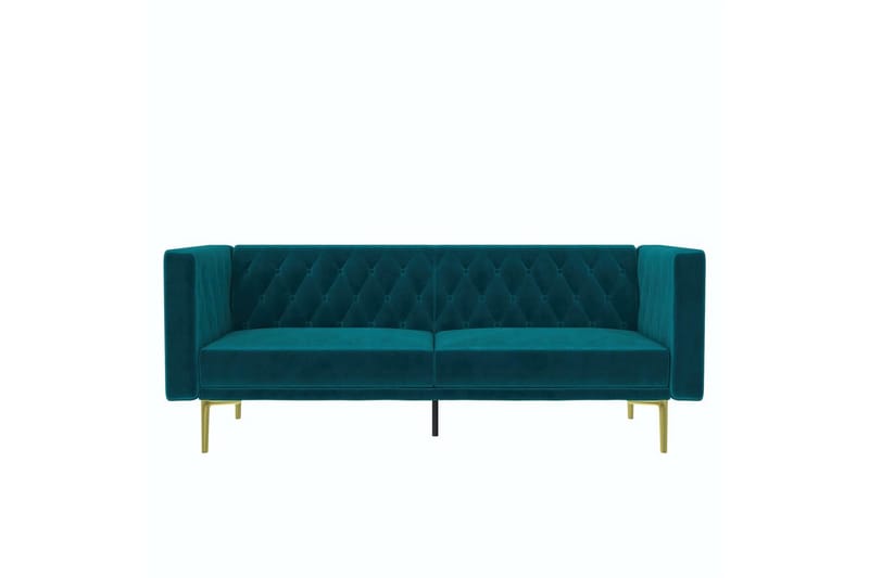 Sofa 2-sæders Marseille Smaragdgrøn - Smaragdgrøn - Møbler - Sofaer - Velour sofaer