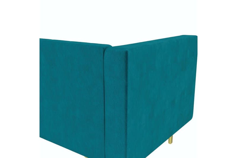 Sofa 2-sæders Marseille Smaragdgrøn - Smaragdgrøn - Møbler - Sofaer - Velour sofaer