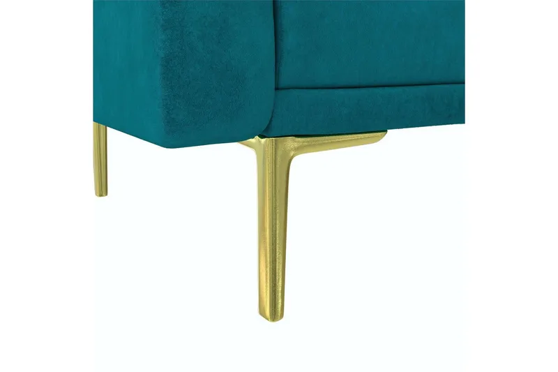 Sofa 2-sæders Marseille Smaragdgrøn - Smaragdgrøn - Møbler - Sofaer - Velour sofaer