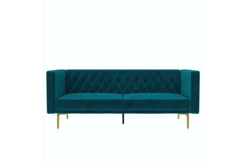 Sofa 2-sæders Marseille Smaragdgrøn - Smaragdgrøn - Møbler - Sofaer - Velour sofaer