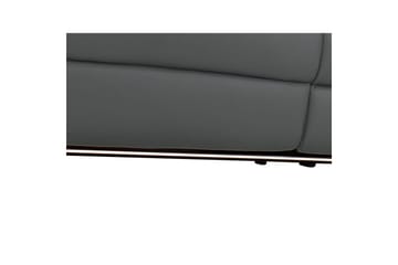 Sofa 2-sæders Pareli Grå, Læder/PU, Manuel liggestol - Grå, Læder/PU, Manuel liggestol - Møbler - Sofaer - Lædersofaer