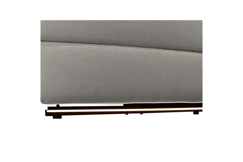 Sofa 2-sæders Pareli Grå, Søndagsstof, Manuel liggestol - Grå, Søndagsstof, Manuel liggestol - Møbler - Sofaer - Recliner sofaer - 2 personers biografsofa & reclinersofa