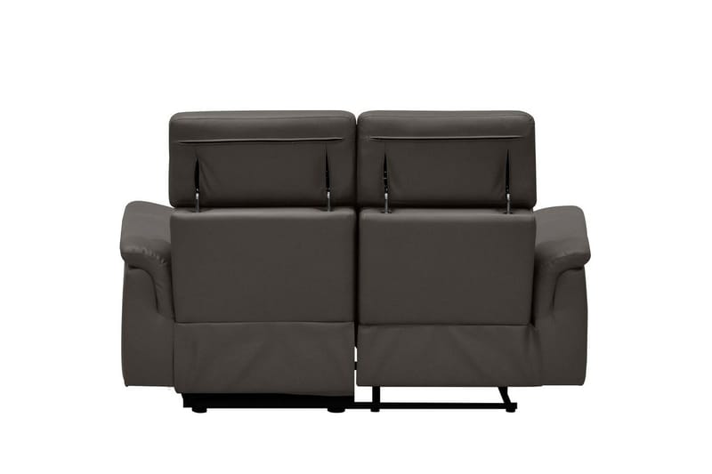 Sofa 2-sæders Pareli Brun, Læder/PU, Manuel liggestol - Brun, Læder/PU, Manuel liggestol - Møbler - Sofaer - Lædersofaer