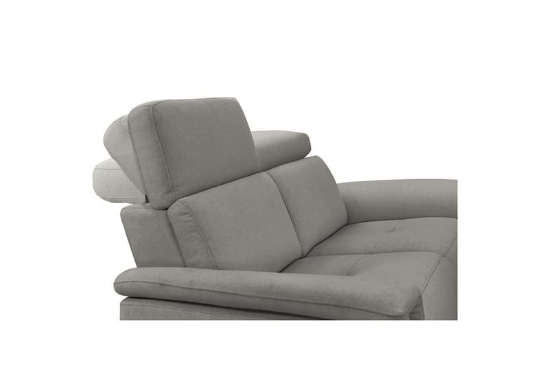 Sofa 2-sæders Pareli Grå, Søndagsstof, Manuel liggestol - Grå, Søndagsstof, Manuel liggestol - Møbler - Sofaer - Recliner sofaer