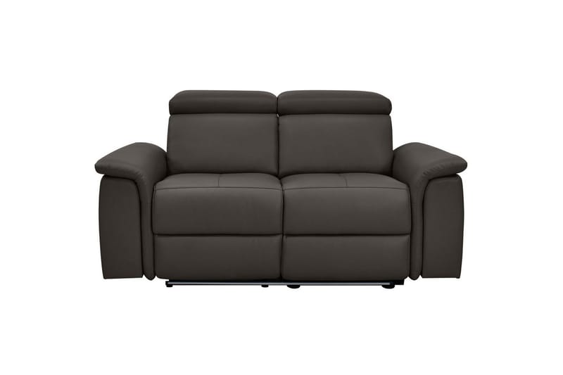 Sofa 2-sæders Pareli Brun, Læder/PU, Manuel liggestol - Brun, Læder/PU, Manuel liggestol - Møbler - Sofaer - Recliner sofaer