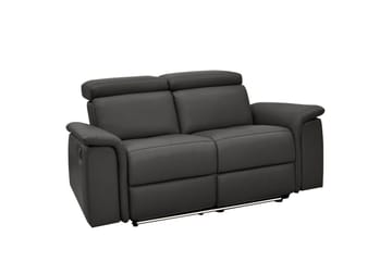 Sofa 2-sæders Pareli Brun, PU, Manuel liggestol
