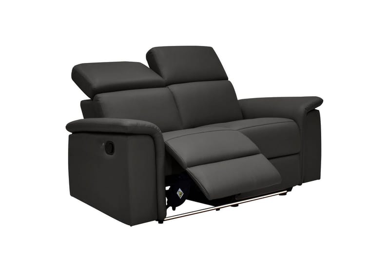 Sofa 2-sæders Pareli Brun, PU, Manuel liggestol - Brun, PU, Manuel liggestol - Møbler - Sofaer - Recliner sofaer