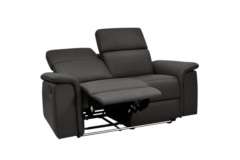 Sofa 2-sæders Pareli Brun, PU, Manuel liggestol - Brun, PU, Manuel liggestol - Møbler - Sofaer - Recliner sofaer