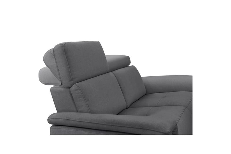 Sofa 2-sæders Pareli Antracit, Søndagsstof, Manuel liggestol - Antracit, Søndagsstof, Manuel liggestol - Møbler - Sofaer - Recliner sofaer - 2 personers biografsofa & reclinersofa