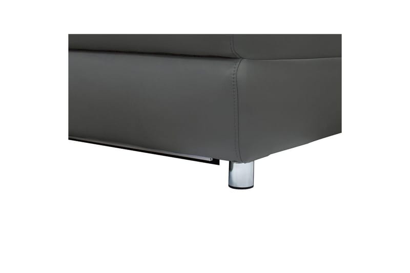 Sofa 2-sæders Pareli Grå, Læder/PU, Elektrisk hvilestol - Grå, Læder/PU, Elektrisk hvilestol - Møbler - Sofaer - Lædersofaer