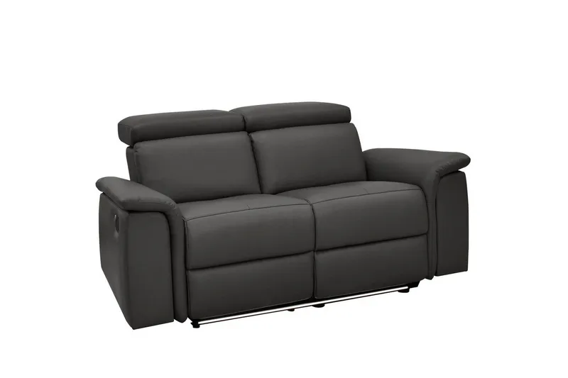 Sofa 2-sæders Pareli Brun, PU, Manuel liggestol, Brun, PU, Manuel liggestol