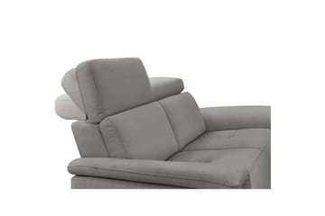Sofa 2-sæders Pareli Grå, Søndagsstof, Manuel liggestol - Grå, Søndagsstof, Manuel liggestol - Møbler - Sofaer - Recliner sofaer - 2 personers biografsofa & reclinersofa