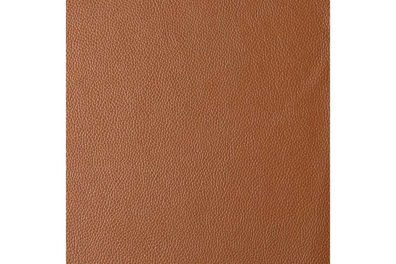 Sofa 3-sæders Lund Cognac, Læder/PU, Manuel liggestol - Cognac, Læder/PU, Manuel liggestol - Møbler - Sofaer - 3 personers sofa
