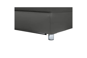Sofa 3-sæders Pareli Grå, PU, Elektrisk hvilestol - Grå, PU, Elektrisk hvilestol - Møbler - Sofaer - 3 personers sofa