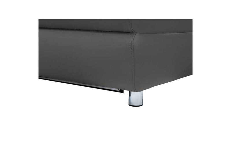 Sofa 3-sæders Pareli Grå, PU, Elektrisk hvilestol - Grå, PU, Elektrisk hvilestol - Møbler - Sofaer - 3 personers sofa