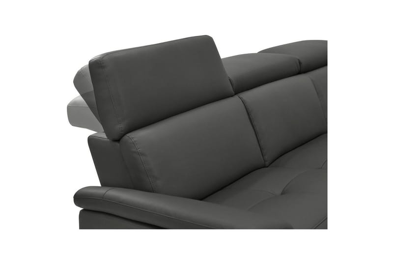 Sofa 3-sæders Pareli Sort, PU, Elektrisk hvilestol - Sort, PU, Elektrisk hvilestol - Møbler - Sofaer - 3 personers sofa