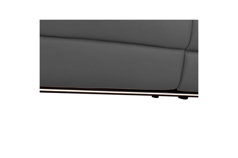 Sofa 3-sæders Pareli Grå, PU, Elektrisk hvilestol - Grå, PU, Elektrisk hvilestol - Møbler - Sofaer - 3 personers sofa