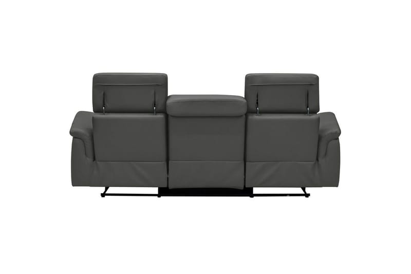 Sofa 3-sæders Pareli Sort, PU, Elektrisk hvilestol - Sort, PU, Elektrisk hvilestol - Møbler - Sofaer - 3 personers sofa