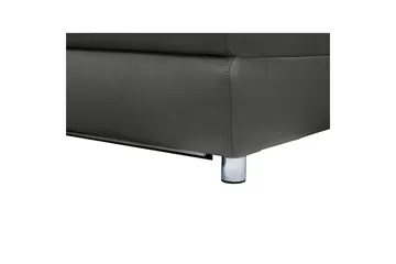 Sofa 3-sæders Pareli Sort, PU, Elektrisk hvilestol - Sort, PU, Elektrisk hvilestol - Møbler - Sofaer - 3 personers sofa