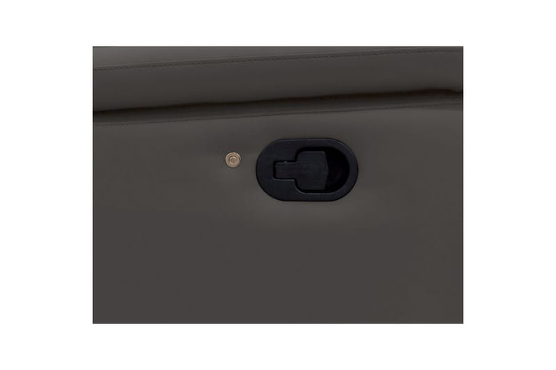 Sofa 3-sæders Pareli Brun, PU, Manuel liggestol - Brun, PU, Manuel liggestol - Møbler - Sofaer - 3 personers sofa