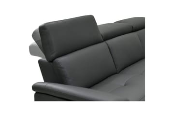 Sofa 3-s æders Pareli Grå, PU, Elektrisk hvilestol - Grå, PU, Elektrisk hvilestol - Møbler - Sofaer - 3 personers sofa