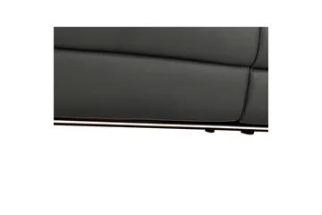 Sofa 3-sæders Pareli Sort, PU, Elektrisk hvilestol - Sort, PU, Elektrisk hvilestol - Møbler - Sofaer - 3 personers sofa