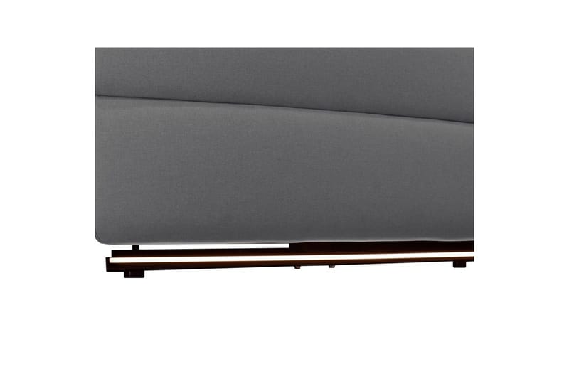 Sofa 3-sæders Pareli Grå, Søndagsstof, Manuel liggestol - Grå, Søndagsstof, Manuel liggestol - Møbler - Sofaer - 3 personers sofa