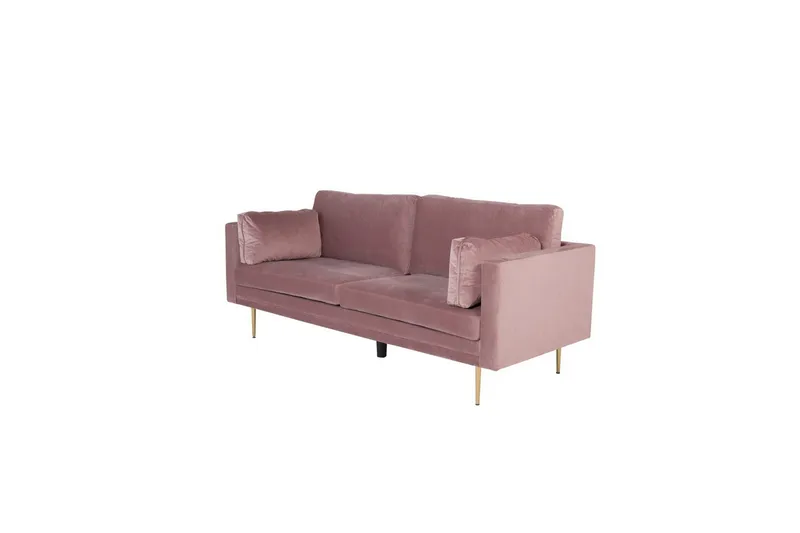 Sofa 3-personers Boom Rosa - Rosa - Møbler - Sofaer - Velour sofaer