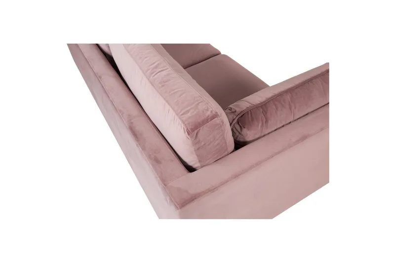 Sofa 3-personers Boom Rosa - Rosa - Møbler - Sofaer - Velour sofaer