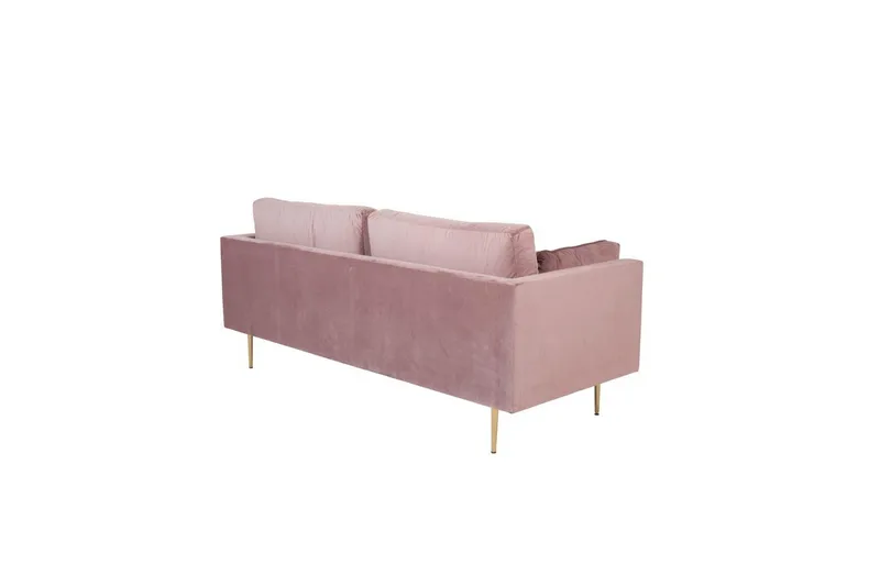 Sofa 3-personers Boom Rosa - Rosa - Møbler - Sofaer - Velour sofaer