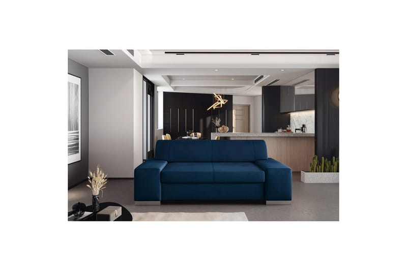 Sofa Eltap Porto - Monolith 77, Blå, 2190x62x73 cm - Møbler - Sofaer - Sovesofaer