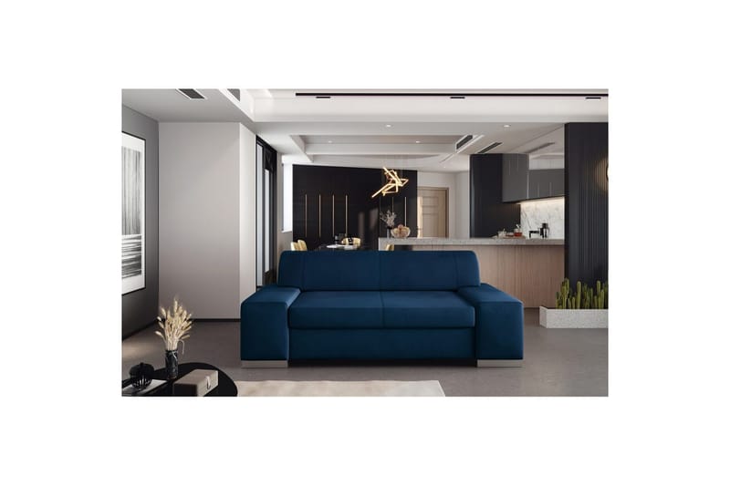 Sofa Eltap Porto - Monolith 77, Blå, 2190x62x73 cm - Møbler - Sofaer - Sovesofaer