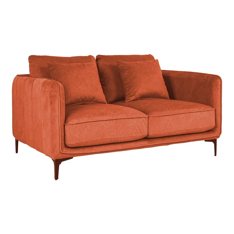 Sofa HOME4YOU Bianka 2-personers Oranž, orange