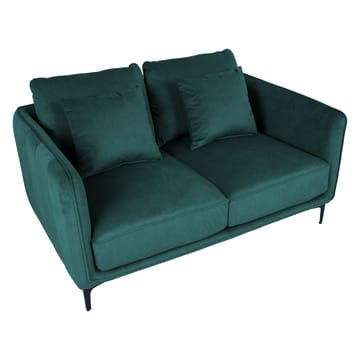 Sofa HOME4YOU Bianka 2-personers Grøn - grøn - Møbler - Sofaer - Velour sofaer