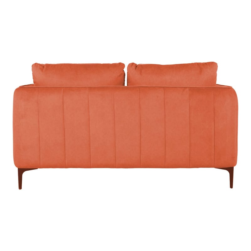 Sofa HOME4YOU Bianka 2-personers Oranž - orange - Møbler - Sofaer - Velour sofaer