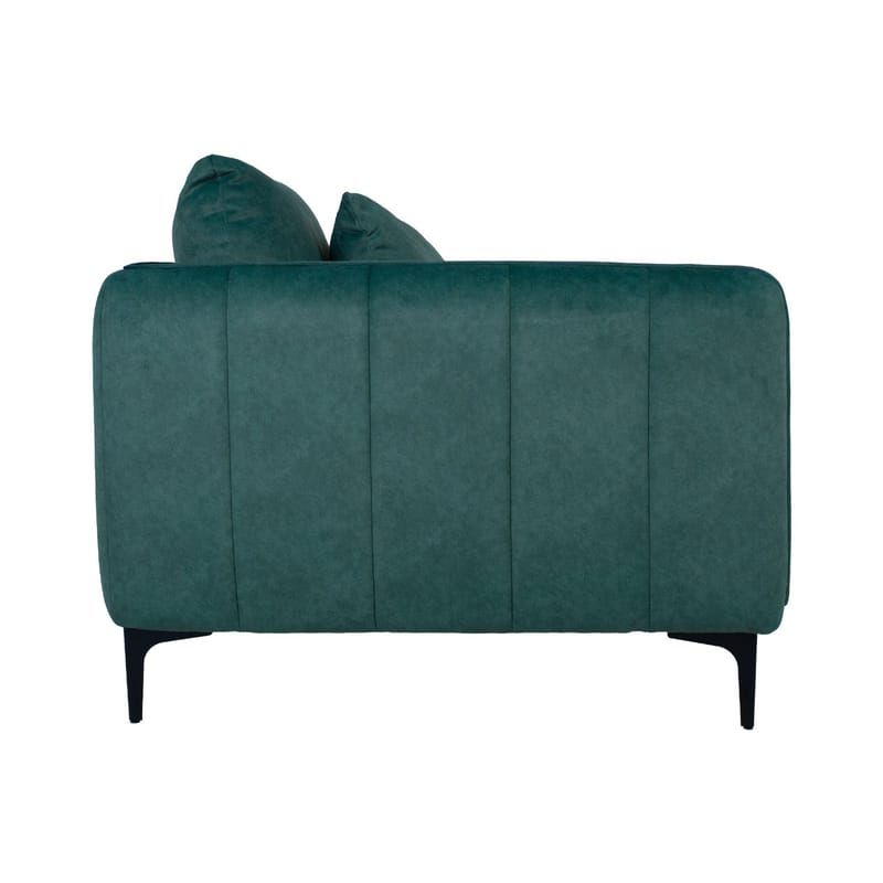 Sofa HOME4YOU Bianka 3-personers Grøn - grøn - Møbler - Sofaer - Velour sofaer