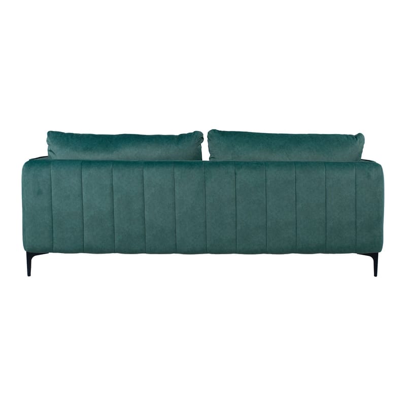 Sofa HOME4YOU Bianka 3-personers Grøn - grøn - Møbler - Sofaer - Velour sofaer
