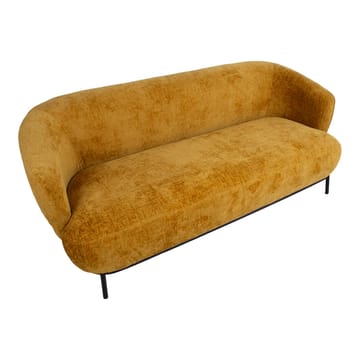 Sofa HOME4YOU Gemala 2,5-personers Gul - gul - Møbler - Sofaer - Velour sofaer