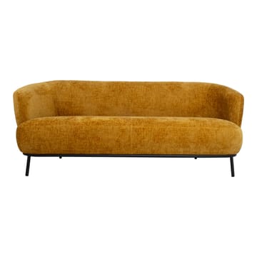 Sofa HOME4YOU Gemala 2,5-personers Gul - gul - Møbler - Sofaer - Velour sofaer