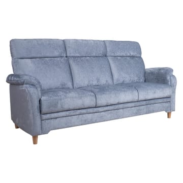 Sofa HOME4YOU Ingrid 3-personers Gråblå - gråblå - Møbler - Sofaer - Velour sofaer