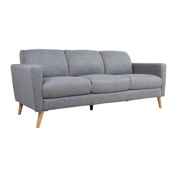 Sofa HOME4YOU Kaili 3-personers Grå - grå - Møbler - Sofaer - 3 personers sofa