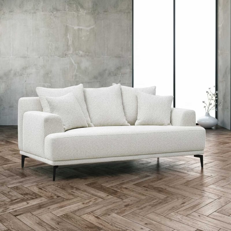 Sofa HOME4YOU Magnolia 2-personers Lys beige - lys beige - Møbler - Sofaer - 2 personers sofa
