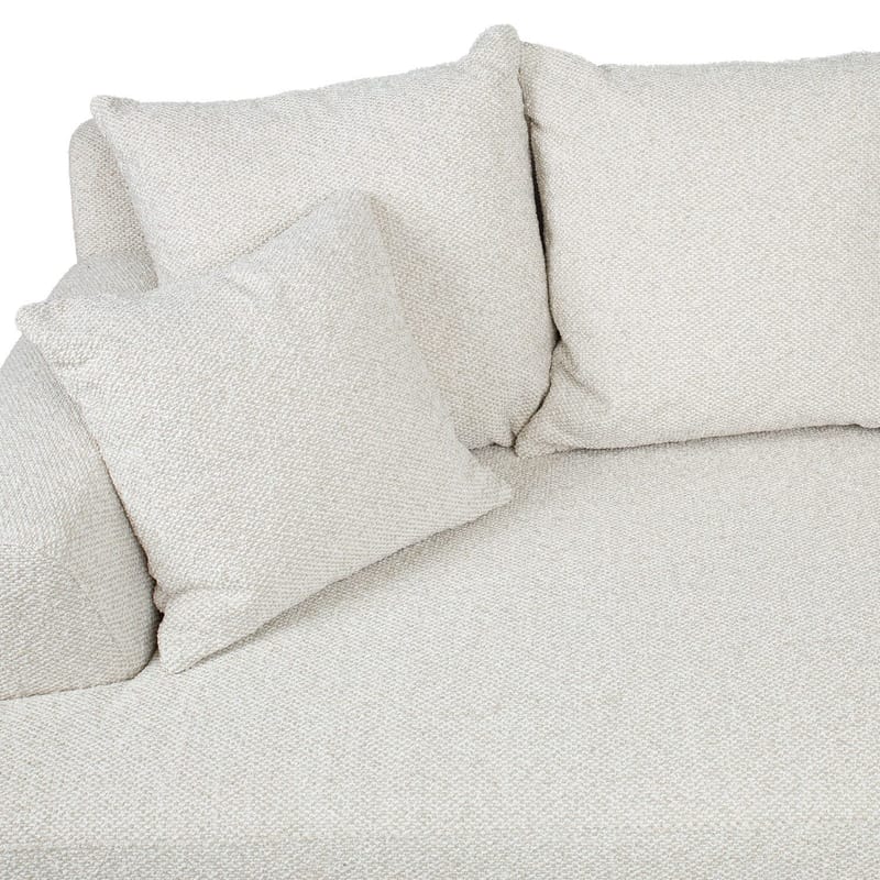 Sofa HOME4YOU Magnolia 3-personers lys beige - lys beige - Møbler - Sofaer - 3 personers sofa