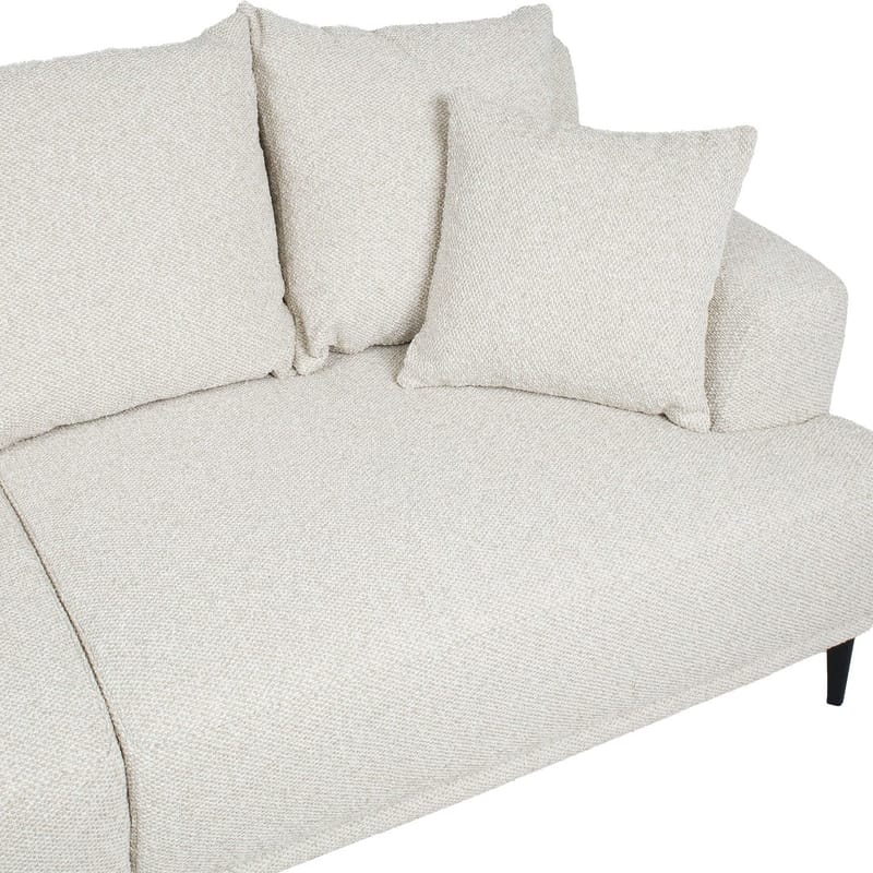 Sofa HOME4YOU Magnolia 3-personers lys beige - lys beige - Møbler - Sofaer - 3 personers sofa